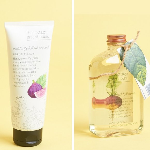 NEW Cottage Greenhouse Salt Scrub and Body Wash